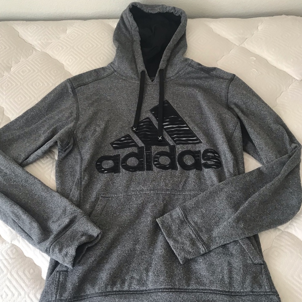 Gray Adidas hoodie